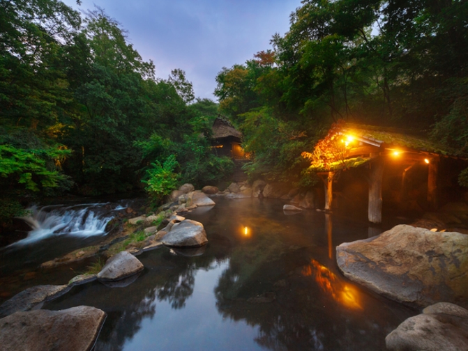 【スタンダードプラン】創作会席料理＆奥黒川温泉で山の自然を満喫